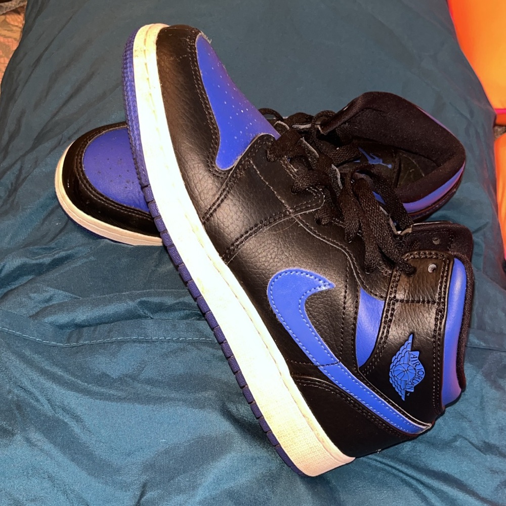 women's  Black and Blue Sneakers